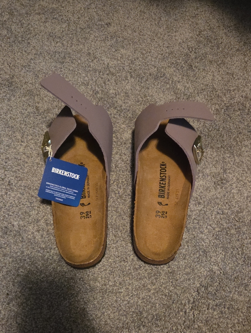 Birkenstock Women's Mauve Arizona Single Strap Sandals